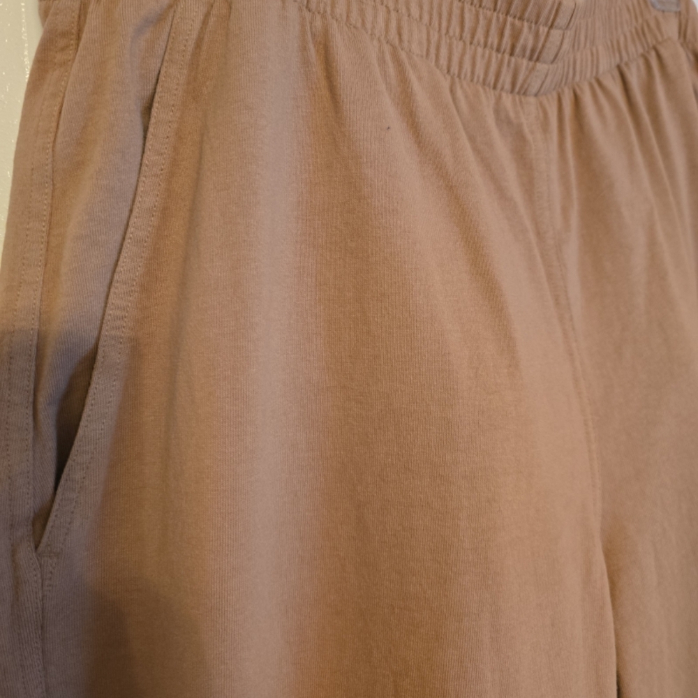 Everlane Pull On Organic Cotton High-Rise wide leg pants XL - Picture 2 of 6